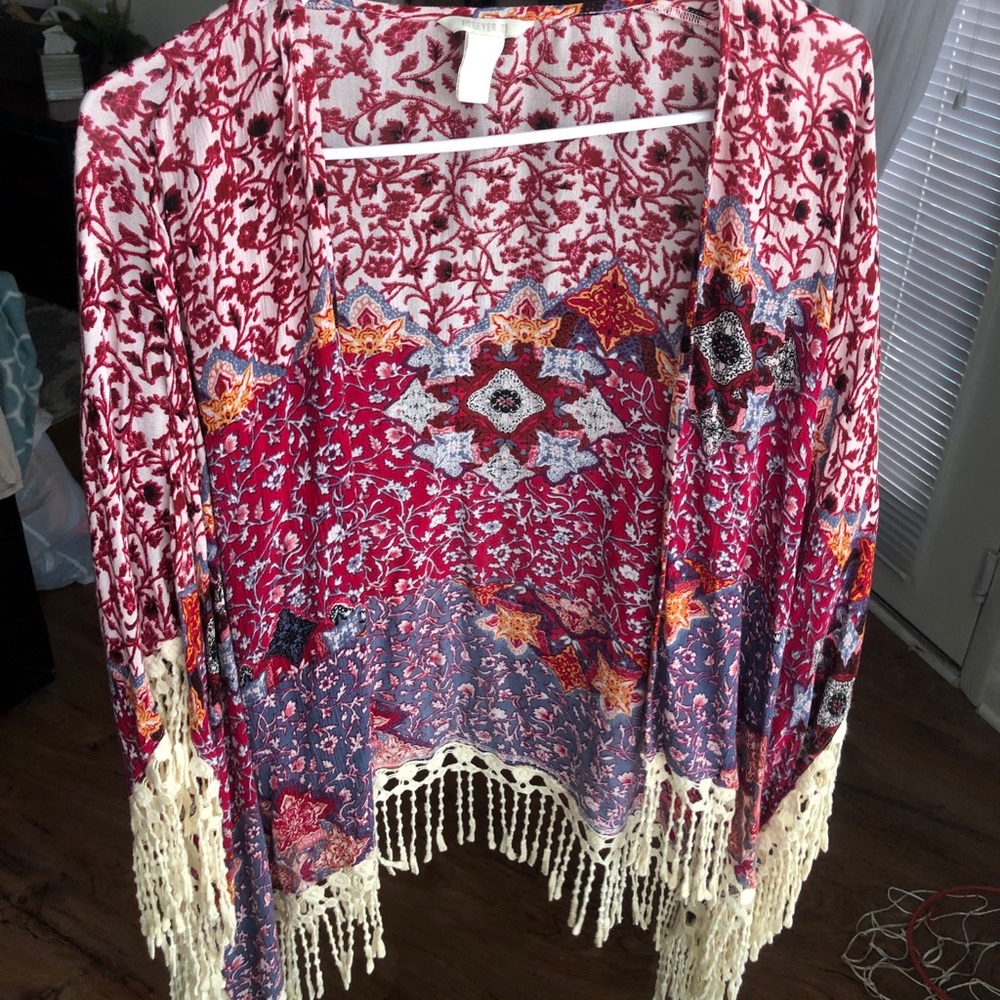 Patterned Cardigan